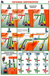 ПС48 Сигналы светофоров (пластик, А2, 2 листа) - Плакаты - Автотранспорт - Магазин охраны труда и техники безопасности stroiplakat.ru